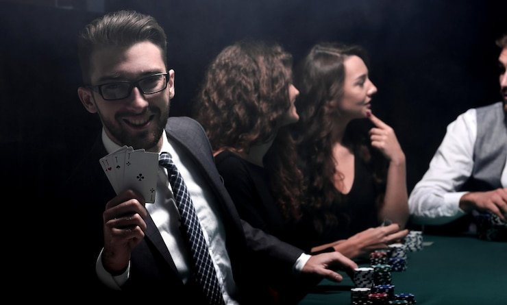 Antarmuka taruhan Colok Jitu menampilkan pilihan taruhan dan batas untuk Blackjack dan Baccarat